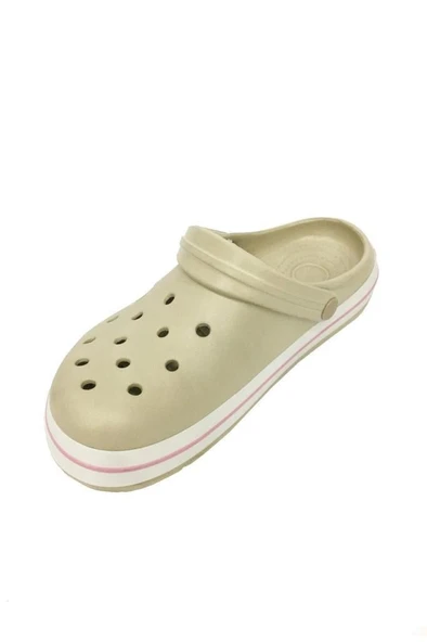 Akınal E195-25.M.024 Medical Sabo Erkek Terlik Bej Beyaz Kırmızı - 2