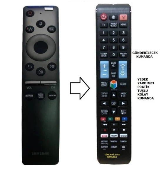 Samsung ile uyumlu 85TU8000 4K Smart LED TV ( YEDEK KUMANDASI ) ürün görseli 1