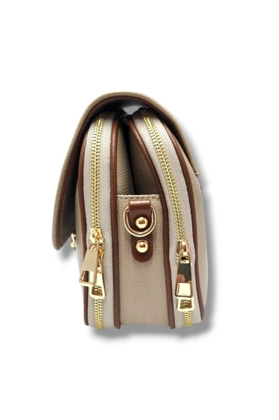 Cakgo 316-25 Deri Kemer Tokalı Çapraz Omuz Askılı Kadın Çanta - 3