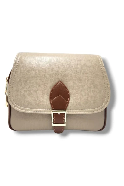 Cakgo 316-25 Deri Kemer Tokalı Çapraz Omuz Askılı Kadın Çanta