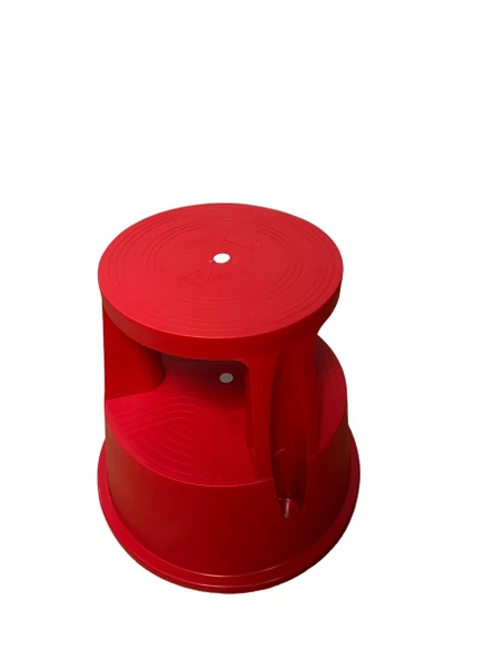 Basamaklı Kaymaz Tabure Kırmızı - Resim 9