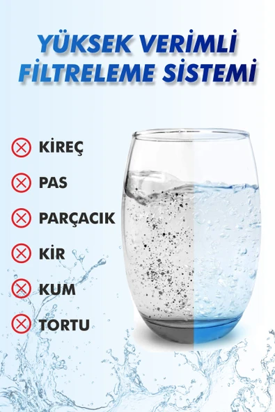 10 Aşamalı Tüm Kapalı Kasa Su arıtma Cihazlarıyla Uyumlu Filtre Seti - Resim 6