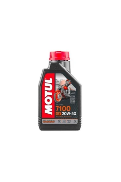 Motul 7100 20W-50 4T 1 lt Motosiklet Yağı - 1