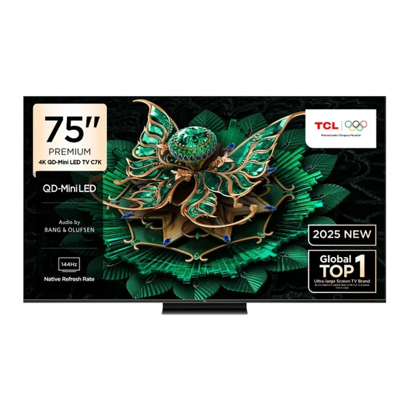 TCL 75C7K 4K UHD QD-MINILED 75" 144HZ GOOGLE TV - 1
