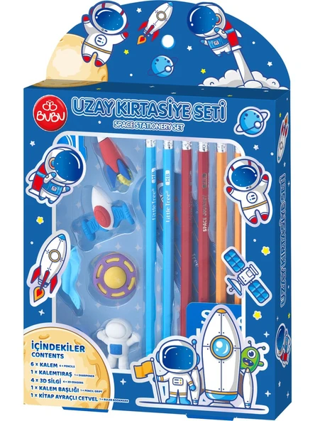 BU-BU KIRTASIYE SETI UZAY BUBU-KST003 ürün görseli 1