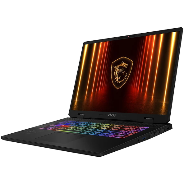 MSI CROSSHAIR 17 HX AI D2XWGKG-017TR Ultra 9 275HX 32GB RTX5070 1TB SSD 17'' QHD+240Hz W11 Notebook - Resim 2