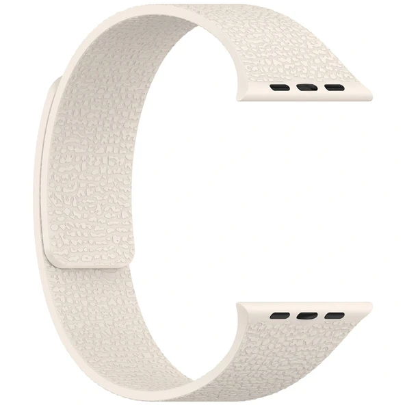 Watch 7 41mm KRD-136 Kabartma Desenli Silikon Kordon - Resim 9