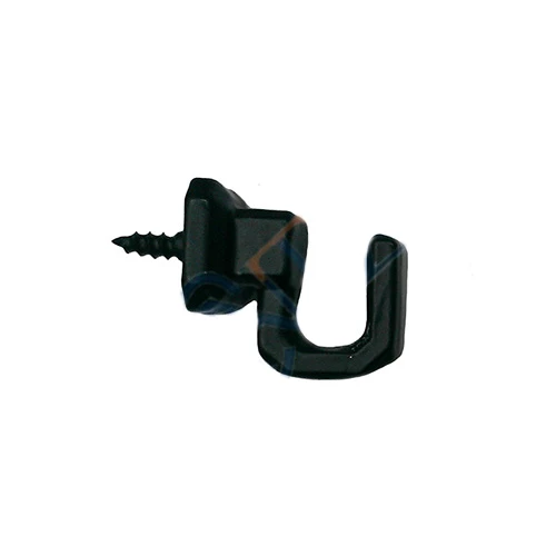 Vidalı Kanca, Askı Küçük - 15x18mm, Siyah - 100 Adet ürün görseli 1