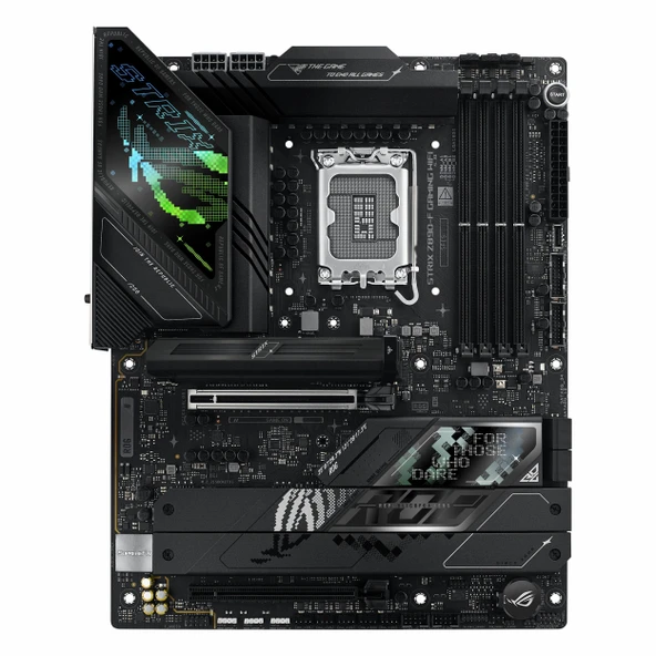 Asus ROG Strix Z890-F Gaming WiFi DDR5 (9066MHz)OC M.2 HDMI/DP/USB-C PCIe 5.0 1851P ATX Anakart - Resim 2