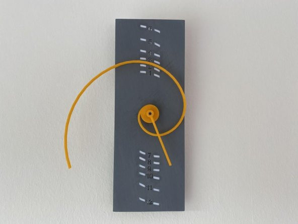 Fibonacci Spiral Saat Plastik Aparat