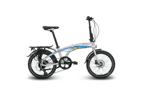 CARRARO FLEXI 108 HD KATLANIR BİSİKLET 320H 20 JANT 8 VİTES GÜMÜŞ TURKUAZ BUKALEMUN SİYAH KIRMIZI ürün görseli