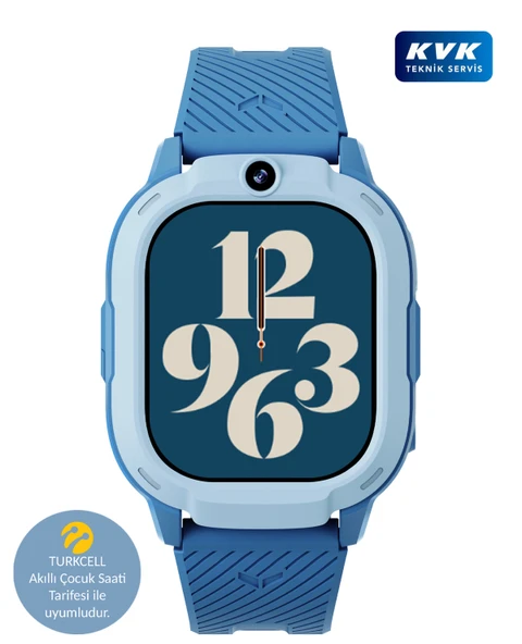 Welio Wwatch Jr. One 2gb Ram 16gb Hafıza Android Akıllı Çocuk Takip Saati Mavi (KVK GARANTİLİ)