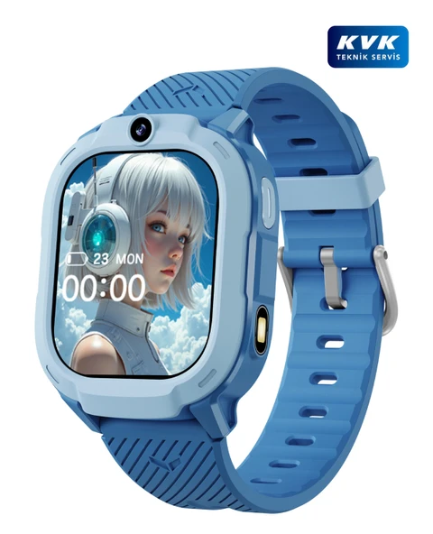 Welio Wwatch Jr. One 2gb Ram 16gb Hafıza Android Akıllı Çocuk Takip Saati Mavi (KVK GARANTİLİ) - 2