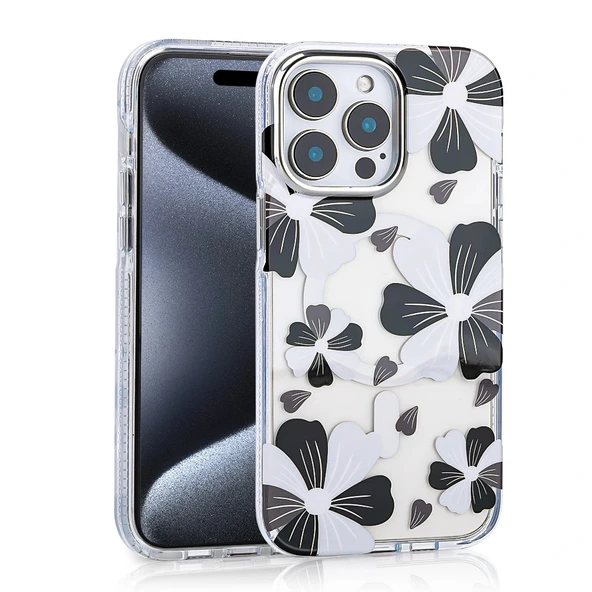 iPhone 15 Pro Max Kılıf M-safe Şarj Özellikli Papat Kapak - Resim 2