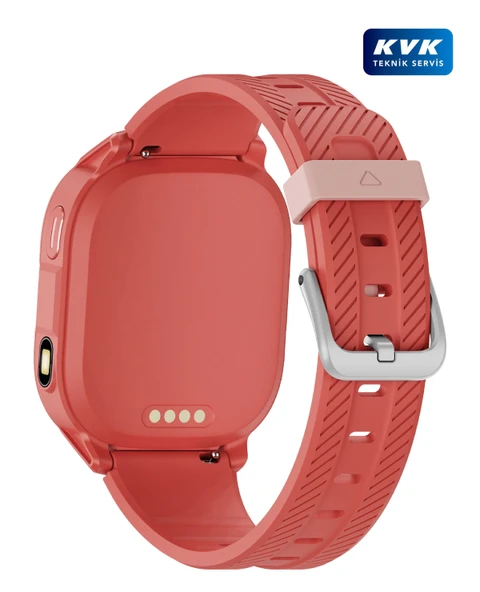 Welio Wwatch Jr. One 2gb Ram 16gb Hafıza Android Akıllı Çocuk Takip Saati Kırmızı (KVK GARANTİLİ) - 4