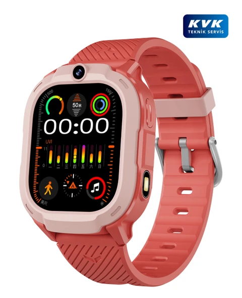 Welio Wwatch Jr. One 2gb Ram 16gb Hafıza Android Akıllı Çocuk Takip Saati Kırmızı (KVK GARANTİLİ) - 2