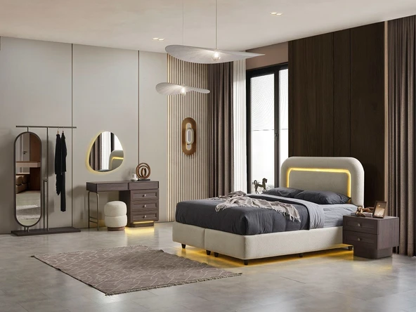 REBEKA MDF YATAK ODASI TAKIMI - Resim 3