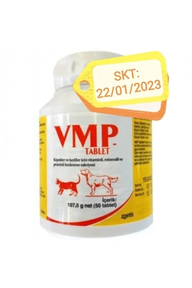 ZOETİS Vmp Kedi Ve Köpek Için Vitamin Tablet (50 Tablet) - 2