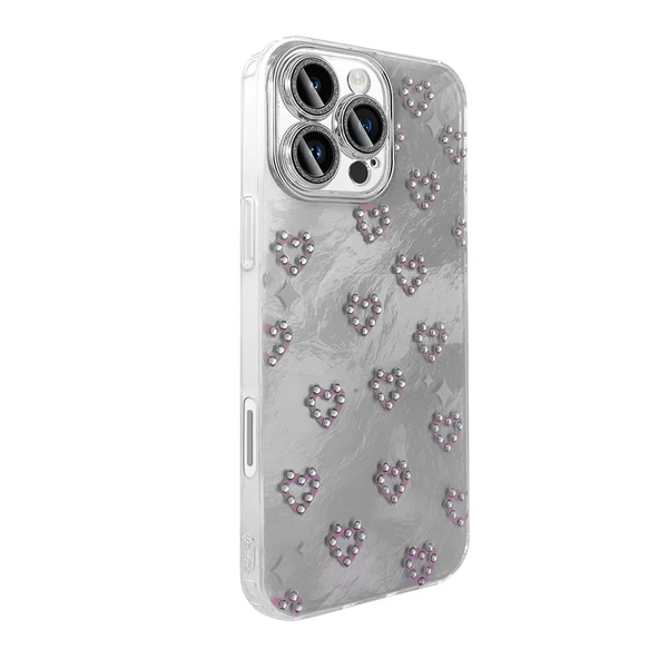 iPhone 16 Pro Kılıf Kamera Korumalı Figürlü Ponti Silikon Kapak - Resim 6