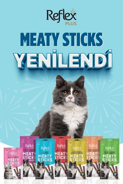 Reflex Meaty Sticks Karışık Ödül Maması Seti 3x5gr 6lı Paket - 2