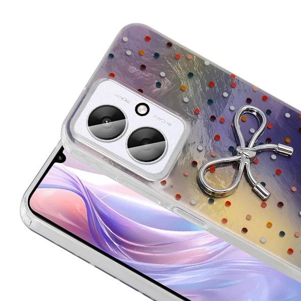 Xiaomi Poco C65 Kılıf Kamera Korumalı Figürlü Ponti Silikon Kapak - Resim 7