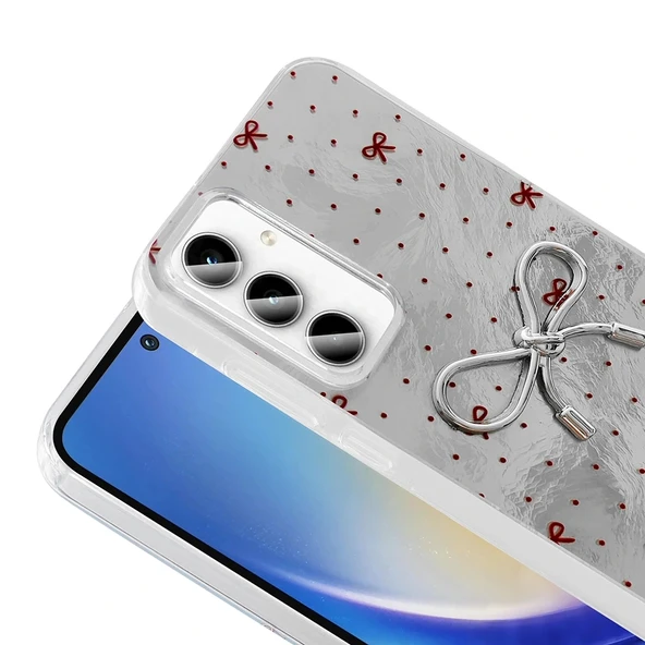 Galaxy A55 Kılıf Kamera Korumalı Figürlü Ponti Silikon Kapak - Resim 5