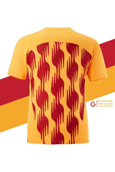 Galatasaray Orijinal Lisanslı Sıfır Yaka A Takım Antrenman 5 Yıldızlı T-Shirt + Bileklik Set Hediyelik Ahşap Kutulu - Resim 4