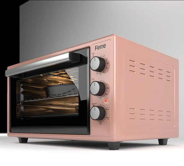 Ferre 45-500-ML Rose 45 lt Midi Fırın - 2