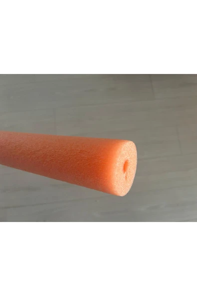Delikli (İÇİ BOŞ) Deniz Ve Havuz Yüzme Makarnası Köpük Sosis - Turuncu ürün görseli 1