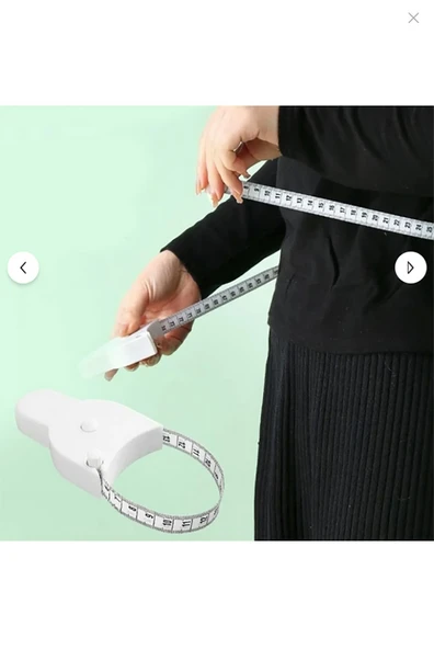 Ergonomik Vücut Ölçüm Mezurası Otomatik Kilitli, Pratik ve Hassas Ölçüm Aracı