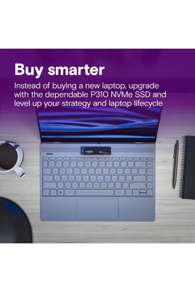 Crucial P310 2TB m.2 2280 NVMe SSD PCIe CT2000P310SSD8 - Resim 3