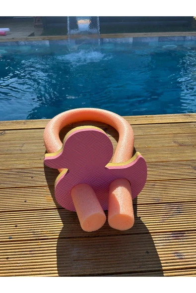 Çocuklar İçin Yüzme Öğrenme Yardımcısı, Kilitli Deniz Makarnası Mavi (Kilidi Ördek) - 2