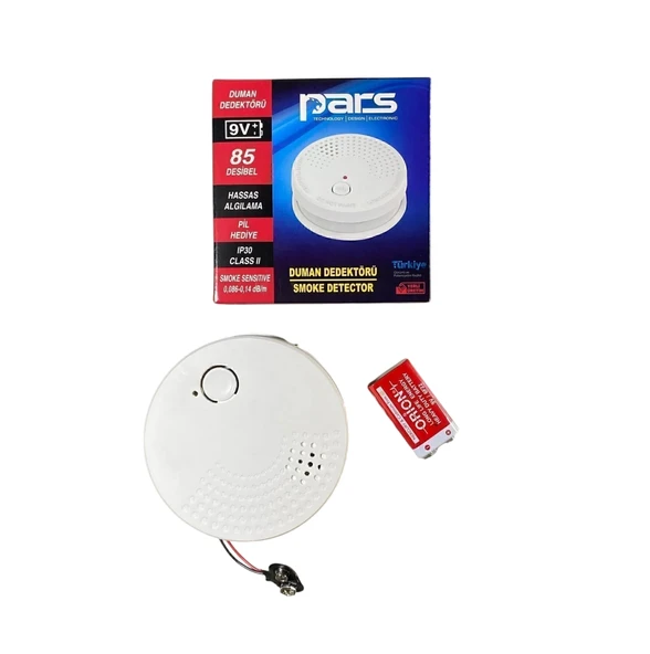 Pars Duman Dedektörü 85 Desibel 9V Pilli - 2