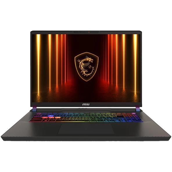 MSI VECTOR 17 HX AI A2XWHG-086TR Ultra 7 255HX 32GB DDR5 RTX5070 Ti 12GB 1TB SSD 17" QHD+ 240Hz W11 ürün görseli 1