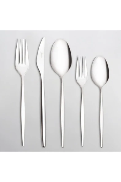 Jumbo Pireu 60 Parça 12 Kişilik Çatal Kaşık ve Bıçak Takımı - 8