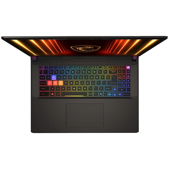 MSI VECTOR 17 HX AI A2XWHG-086TR Ultra 7 255HX 32GB DDR5 RTX5070 Ti 12GB 1TB SSD 17" QHD+ 240Hz W11 - Resim 4