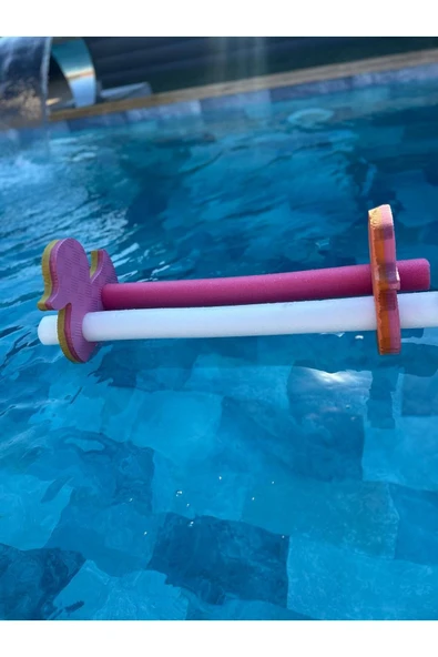 Çocuklar İçin Çok Renkli Deniz Makarnası Yüzme Öğrenme Yardımcısı - ÖRDEK Figürlü - Resim 3