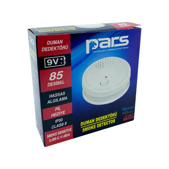 Pars Duman Dedektörü 85 Desibel 9V Pilli - 4