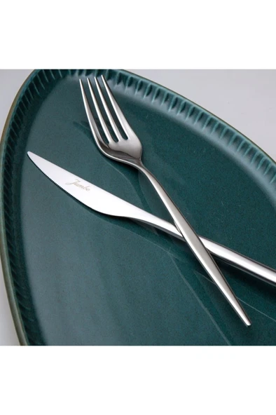 Jumbo Pireu 60 Parça 12 Kişilik Çatal Kaşık ve Bıçak Takımı