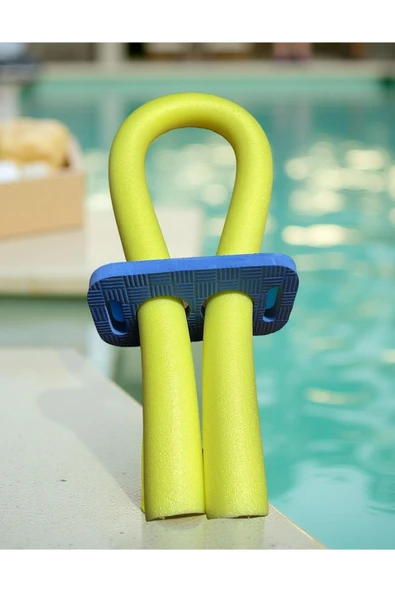 Kilitli Havuz Makarnası Deniz Makarnası Sarı Kilit Mavi Uzunluk: 155cm ürün görseli 1