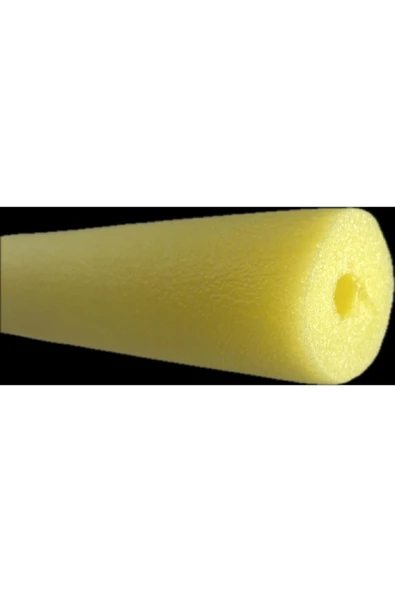 Delikli (İÇİ BOŞ) Deniz Ve Havuz Yüzme Makarnası Köpük Sosis - Sarı - Resim 2