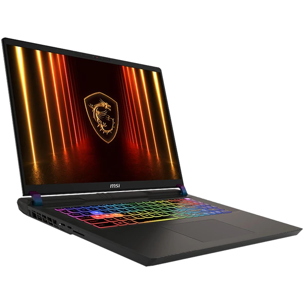 MSI VECTOR 17 HX AI A2XWHG-086TR Ultra 7 255HX 32GB DDR5 RTX5070 Ti 12GB 1TB SSD 17" QHD+ 240Hz W11 - Resim 2