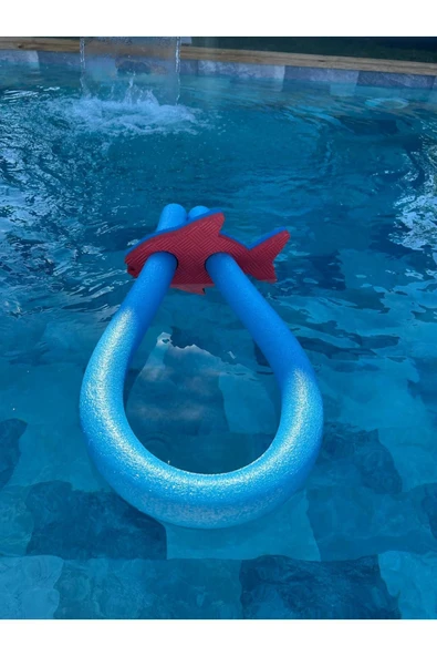 Çocuklar İçin Yüzme Öğrenme Yardımcısı, Kilitli Deniz Makarnası Mavi (kili̇di̇ Balik) ürün görseli 1