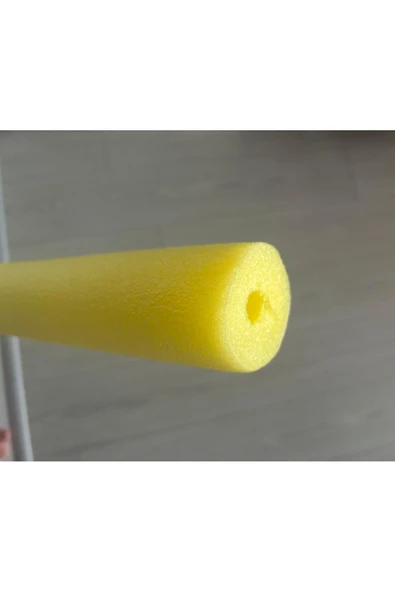 Delikli (İÇİ BOŞ) Deniz Ve Havuz Yüzme Makarnası Köpük Sosis - Sarı ürün görseli 1