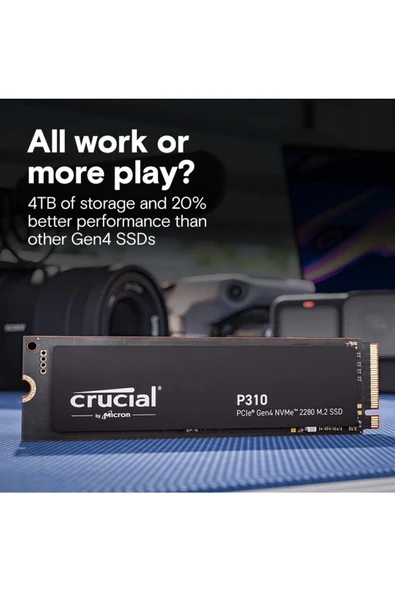 Crucial P310 2TB m.2 2280 NVMe SSD PCIe CT2000P310SSD8 - Resim 2