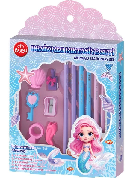 BU-BU KIRTASIYE SETI DENIZ KIZI BUBU-KST005