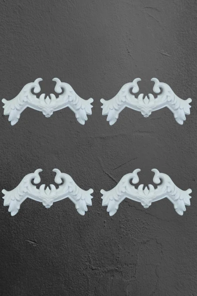 MİVA KONSEPT Dekoratif Poliüretan 2.5 CM Uyumlu Duvar Çıtası 4LÜ Köşe Motifi (SET 115-4) ürün görseli 1