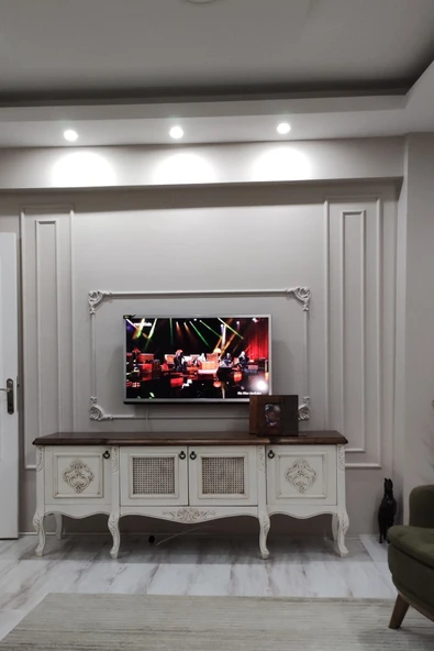 DECOGOLD Decozza Boyanabilr Çıta Köşe Motifi 4 Cm Çıta Uyumlu - Resim 5