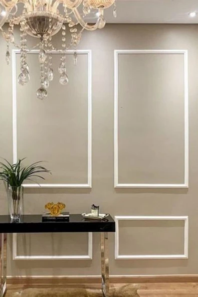 DECOGOLD Decozza Dekoratif Boyanabilir 2,5 Cm Duvar Çıtası Hazır Kesimli Paket ürün görseli 1