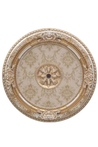 Decomarket Decozza Oval 90cm Bronz Saray Tavan Göbek ürün görseli 1